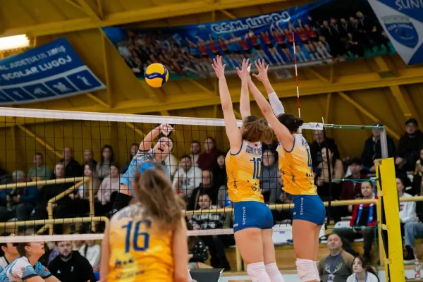  Odbojka Lugoj Gen i volley zmaga Gen i rumeni dresi