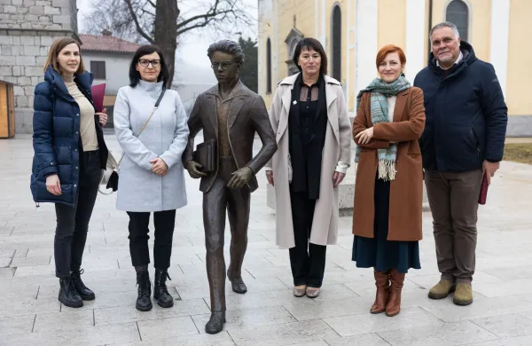 Obisk ministrice za kulturo Aste Vrečko v Sežani