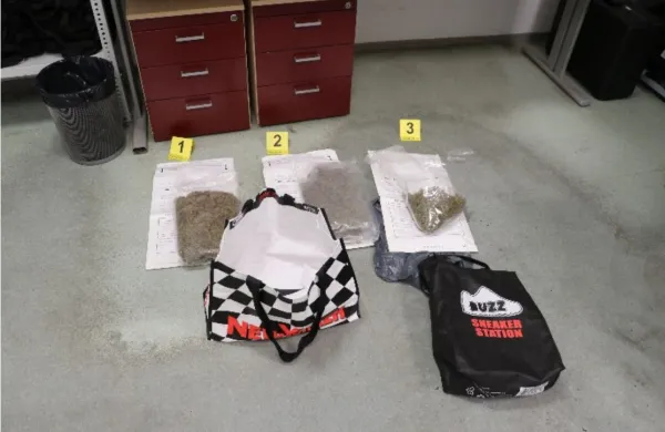 Polisti so zasegli več kot 1,2 kilograma konoplje.