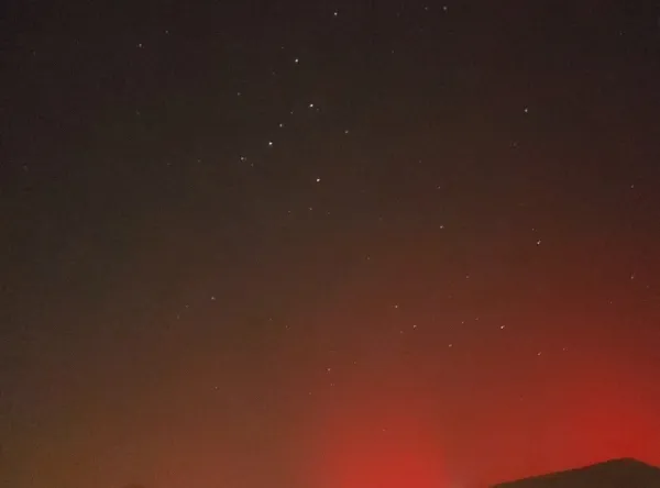 Nad Sabotinom je zasijal severni sij.