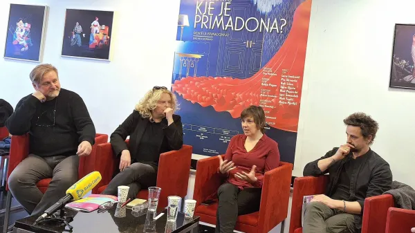 Kje je primadona? Mirko Vuksanović Katja Pegan Ana Erčulja Marko Juratovec Gledali&scaron;če Koper