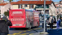 Koper, 20.1.2026Avtobusna postaja Tržnica Zeleni park Koper, Avtobus, podjetje Arriva, potniki
