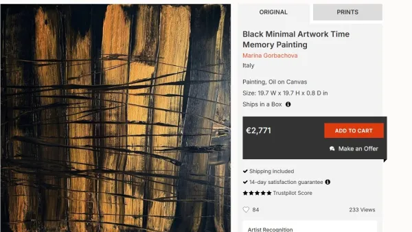 Kam je izginila nagrajena zlata umetnina? Gorbačova: "Slika je izginila med transportom"