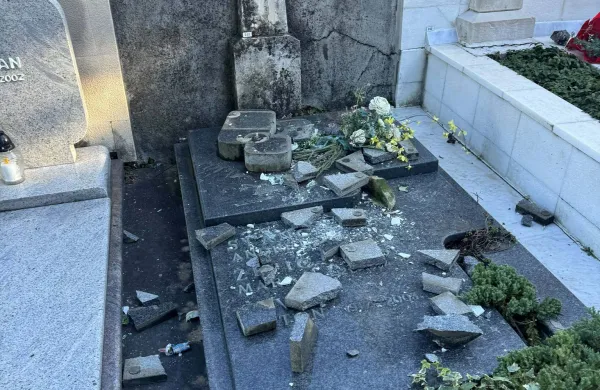 razdejanje pokopali&scaron;če &Scaron;kofije 