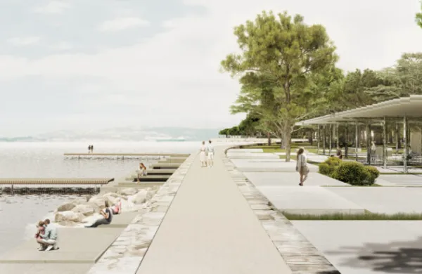 Obalni pas med Žusterno in Izolo: nagrajeni arhitekti s previsokimi finančnimi zahtevami