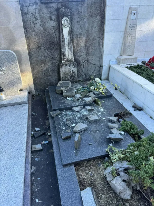 razdejanje pokopali&scaron;če &Scaron;kofije 