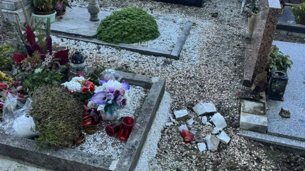 razdejanje pokopali&scaron;če &Scaron;kofije 