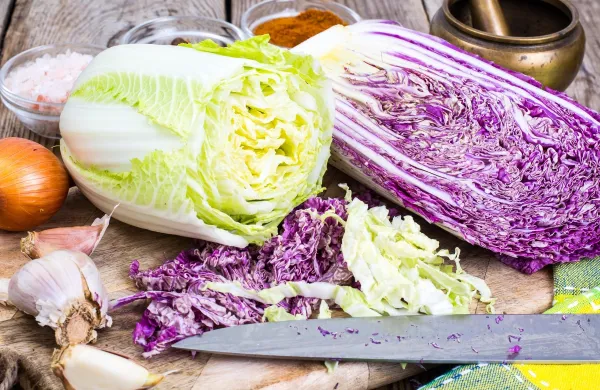 Shredded Chinese cabbage salad. Studio Photo,Image: 315526087, License: Royalty-free, Restrictions:, Model Release: no, Credit line: Irina Kryvasheina/Alamy/Profimedia