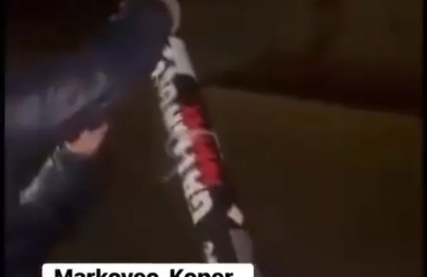 Markovec pirotehnika vandali