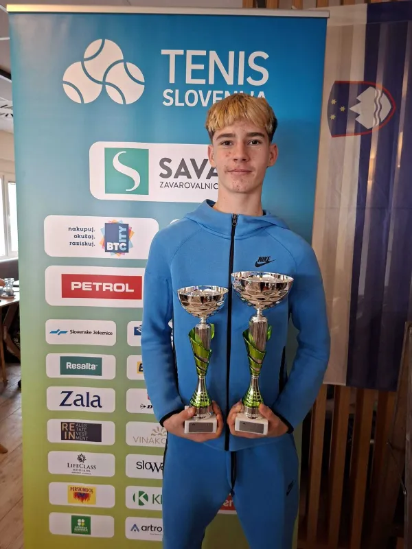 Jernej Marin&scaron;ek je državni prvak do 14 let