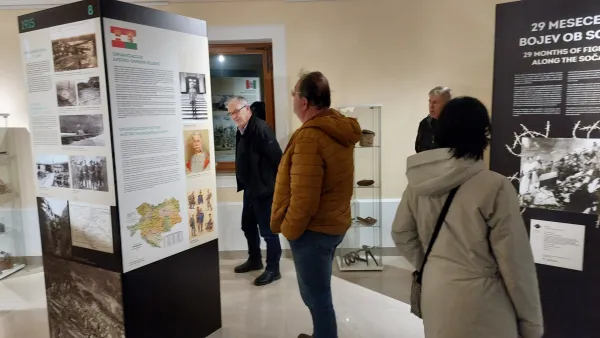 V Pomniku braniteljem slovenske zemlje o dolgih 29 mesecih so&scaron;ke fronte