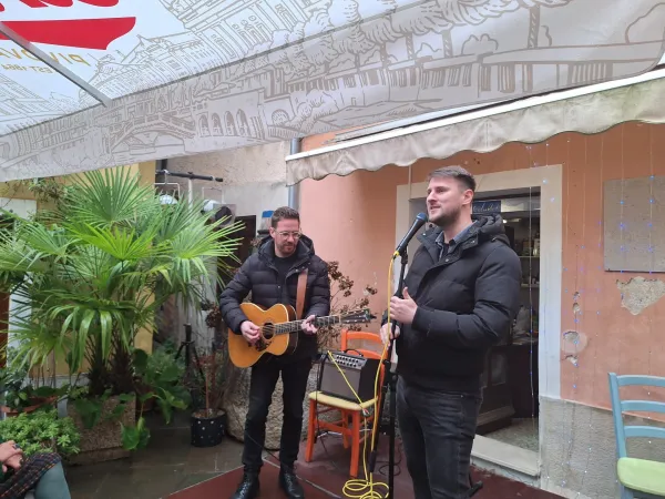Pre&scaron;ernovanje, Izola, Largo pri &scaron;pini, 7.2.2026 Gregor Ravnik in Marko Stopar