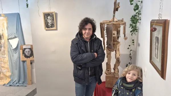 Francisco Tomsich iz Urugvaj Izola Plac Izolanov razstava Priče