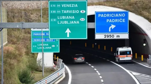 Predor Padriče proti Krasu bo zaradi vzdrževalnih del zaprt vse do 26. marca.