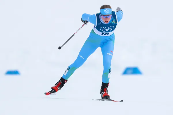Slovenska smučarska tekačica Anja Mandeljc.