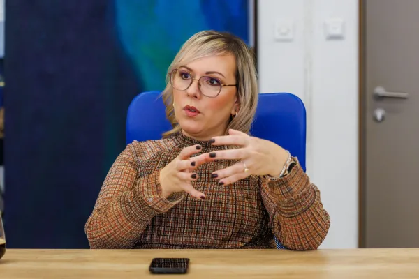 Koper, 10.12.2025Sedež Primorske novice, Interviju, Pogovor, Ministrica za kmetijstvo Mateja Čalu&scaron;ić, portret