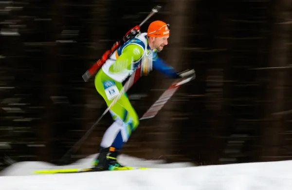 Slovenski biatlonec Jakov Fak