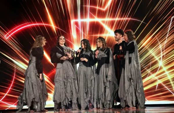 Skupina Lelek z zmagovalnano pesmijo Andromeda na nacionalnem izboru Dora za pesem Evrovizije.