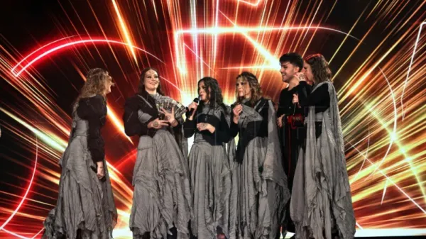 Skupina Lelek z zmagovalnano pesmijo Andromeda na nacionalnem izboru Dora za pesem Evrovizije.