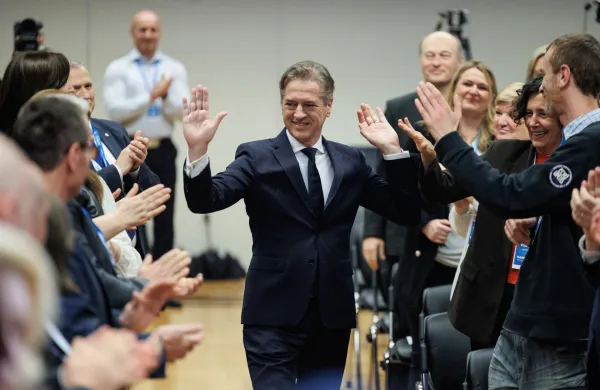 Predsednik Gibanja Svoboda Robert Golob