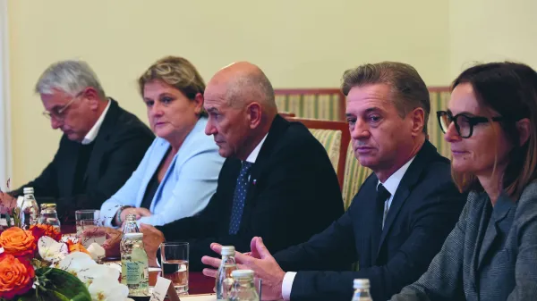 janez jan&scaron;a robert golob sprejem pri predsednici države 