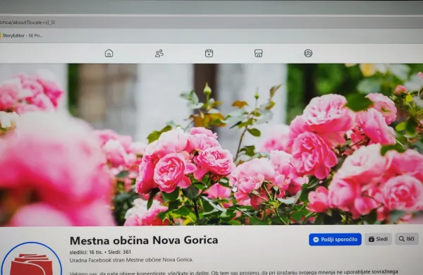 Mestna občina Nova Gorica prikrito omejuje komentiranje na njeni facebook strani?