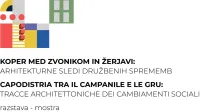 Tudi celostna grafična podoba razstave preigrava arhitekturne elemente obdobja.