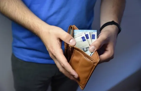 minimalna plača, denar, denarnica