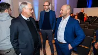 Koper, 24.2.2026Volitve 2026, Državnozborske volitve, Soočenje, Predsedniki strank, POP TVMatjaž Han in Jernej Vrtovec