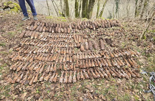 Letos odstranili že več kot tono granat