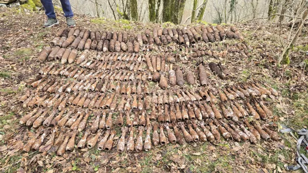 Letos odstranili že več kot tono granat