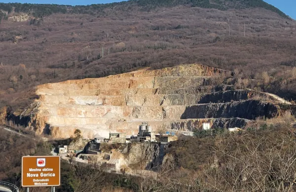 Kamnolom, apnenec, Solkan