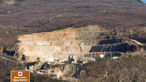 Kamnolom, apnenec, Solkan