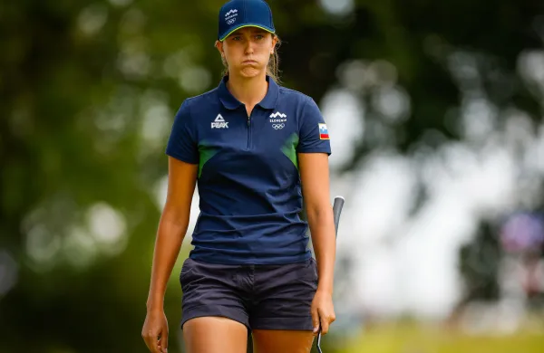 Francija, Pariz.Poletne olimpijske igre 2024 v Parizu.Golf, zenske, 1. krog.Slovenska golfistka Pia Babnik.