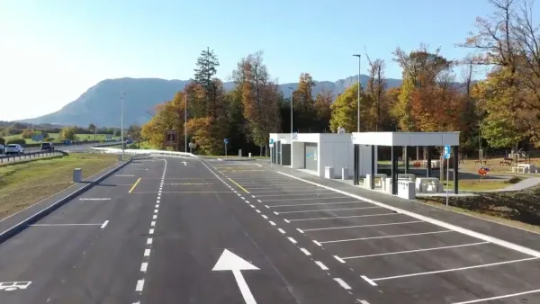 Pocivalisce Studenec.Druzba Dars, ki upravlja avtoceste in hitre ceste, zakljucuje s prenovo prvega sklopa malih pocivalisc na avtocestnem omrezju.Foto: Dars