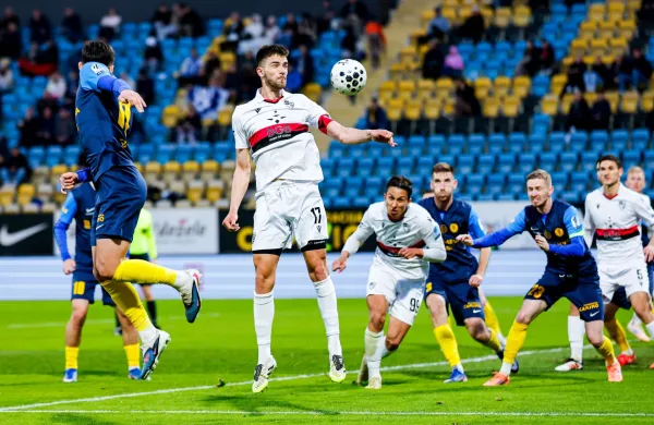 during Prva liga Telemach 2025/26 football match between Celje and Primorje in Stadion z'dezele, Celje, Slovenia on March 22, 2026