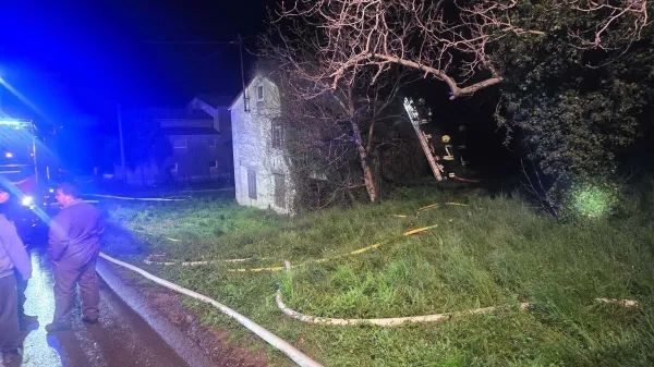 Budanje: ponoči gorela nenaseljena hi&scaron;a, &scaron;kode za 20.000 evrov