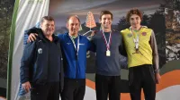 Državno prvenstvo trail Divača najbolj&scaron;i Du&scaron;an Papež, Marko Tratnik, Tadej Serdin&scaron;ek in Tine Žižmond