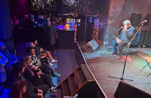 Na ljubljanski Metelkovi so odmevale trža&scaron;ke pesmi.