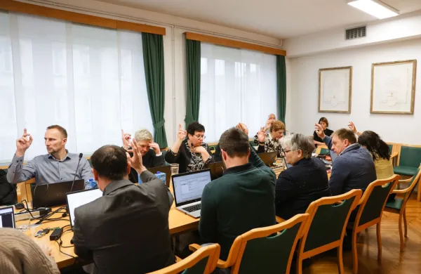 22. redna seja občinskega sveta občinski svet občine Pivka.Foto: Blaž Lenček