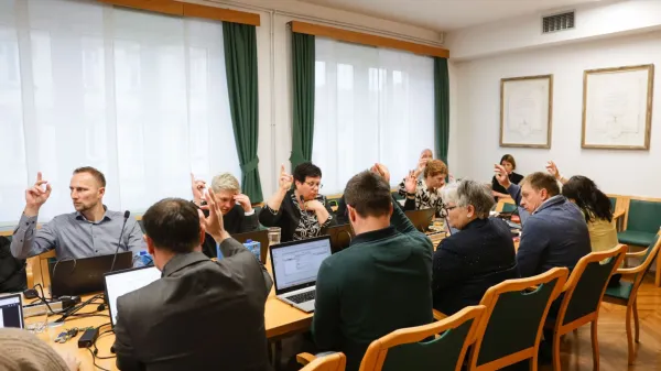 22. redna seja občinskega sveta občinski svet občine Pivka.Foto: Blaž Lenček