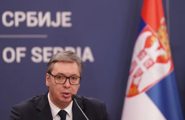 Srbski predsednik Aleksandar Vučić