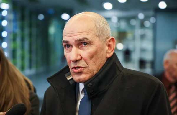 Predsednik SDS Janez Jan&scaron;a 