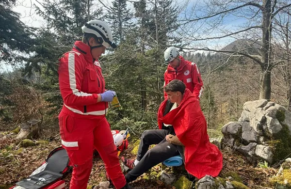 Medved napadel pohodnike, a le na vaji