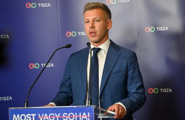 Vodja madžarske opozicijske stranke Tisza, zmagovalke parlamentarnih volitev, Peter Magyar