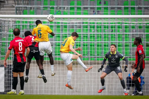  in action during Prva liga Telemach 2025/2026 football match between NK Bravo and ND Primorje at Stadion Stožice in Ljubljana, Slovenia on April 15, 2026 Photo: Luka Kotnik