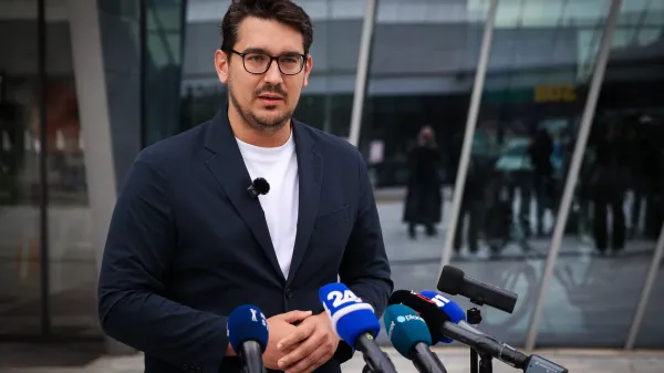 Poslanec Svobode Matej Grah.