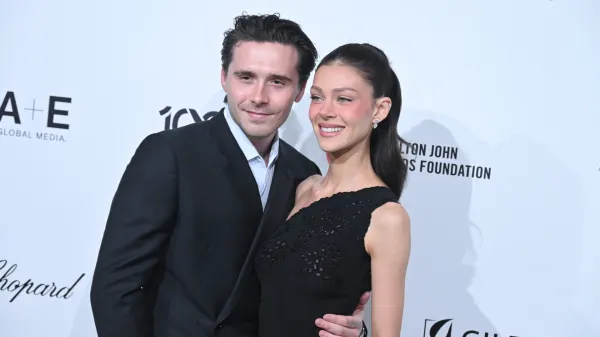 Brooklyn Beckham in Nicole Peltz