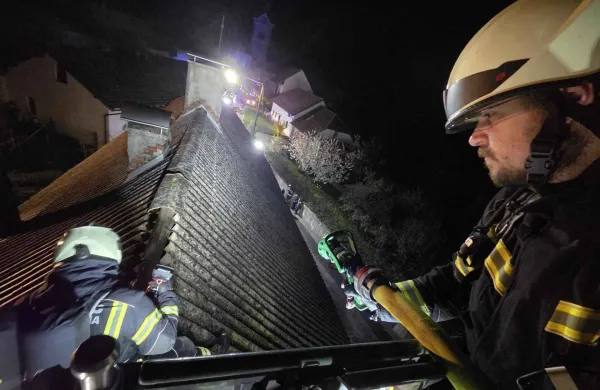 požar, orehek, postojna, gasilci