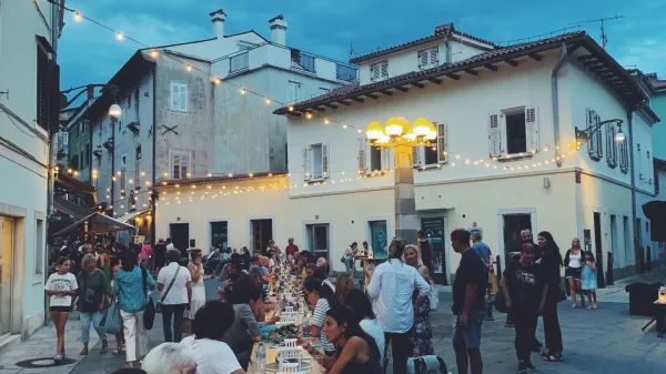 Prva Četrna fe&scaron;ta lansko leto avgusta na Gortanovem trgu.